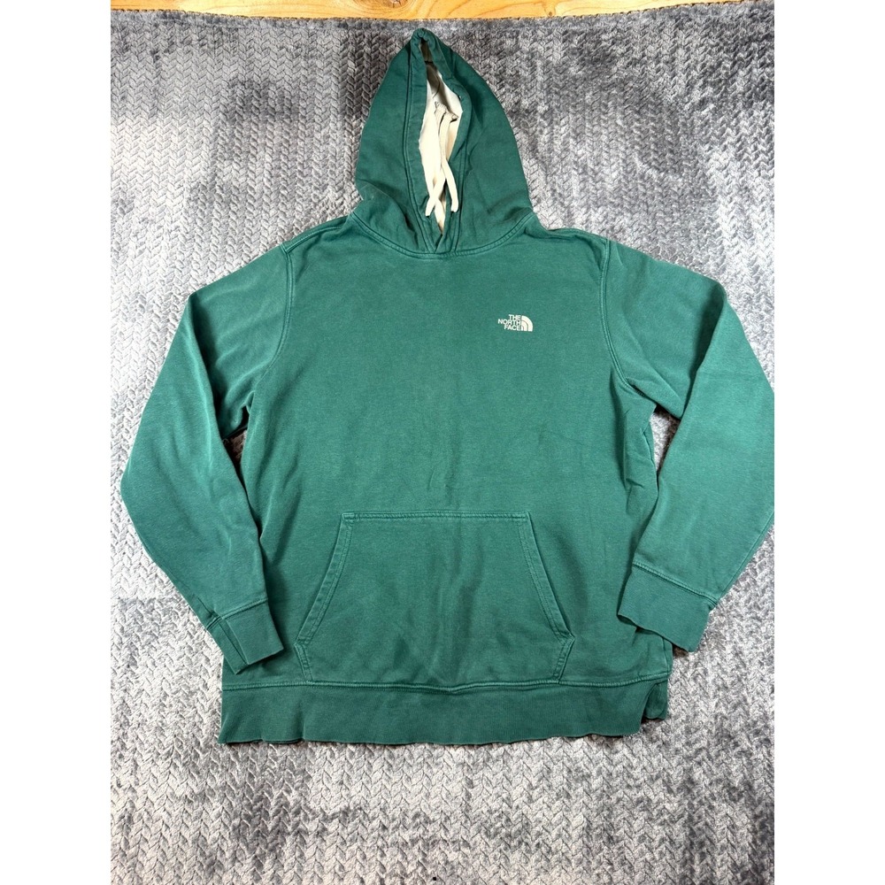 The North Face Hoodie Mens‎ XL Dark Green Cotton Lined Graphic Since Sixty Six